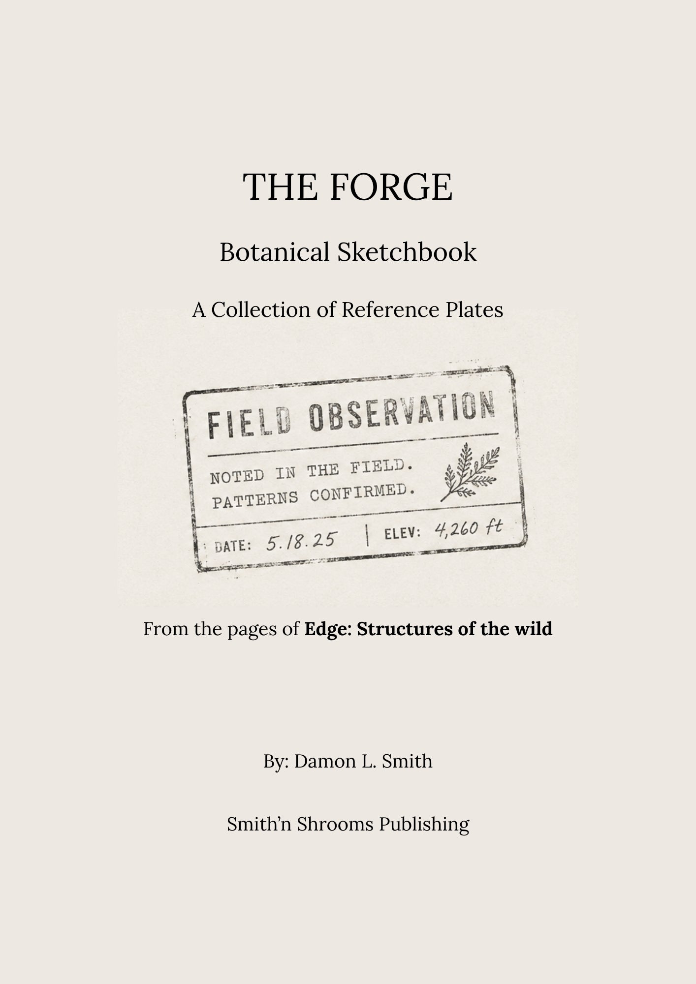Botanical Sketch Book