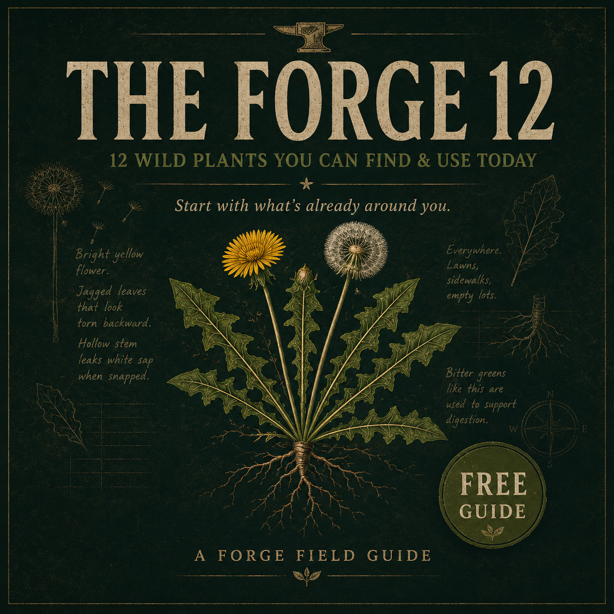 The Forge 12 — Wild Edible Plant Field Guide